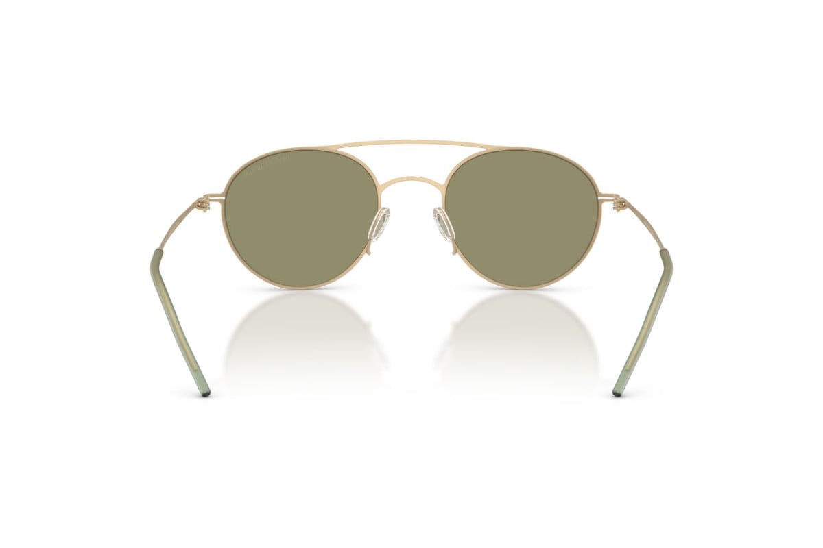 OCCHIALE DA SOLE UOMO | GIORGIO ARMANI AR 6169 - 30022A ORO PALLIDO OPACO - CALIBRO 48