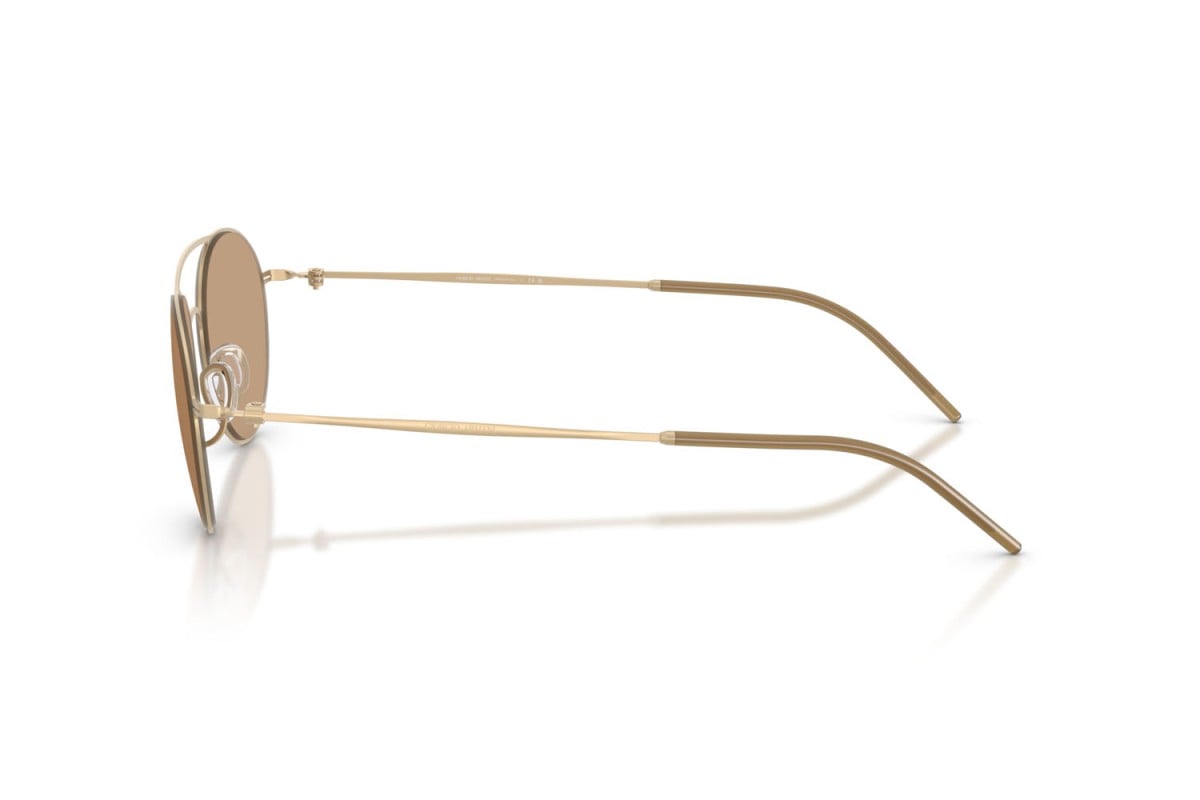 OCCHIALE DA SOLE UOMO | GIORGIO ARMANI AR 6169 - 300263 ORO PALLIDO OPACO - CALIBRO 48