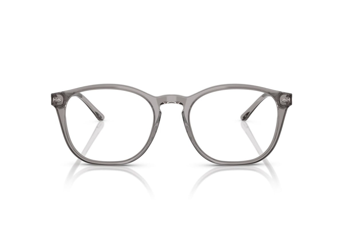 OCCHIALE DA VISTA UOMO | GIORGIO ARMANI AR 7074 - 6070 GRIGIO TRASPARENTE - CALIBRO 50