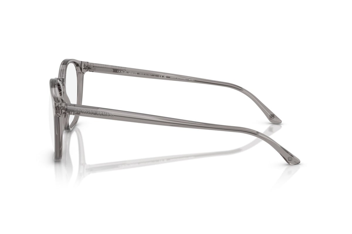 OCCHIALE DA VISTA UOMO | GIORGIO ARMANI AR 7074 - 6070 GRIGIO TRASPARENTE - CALIBRO 50
