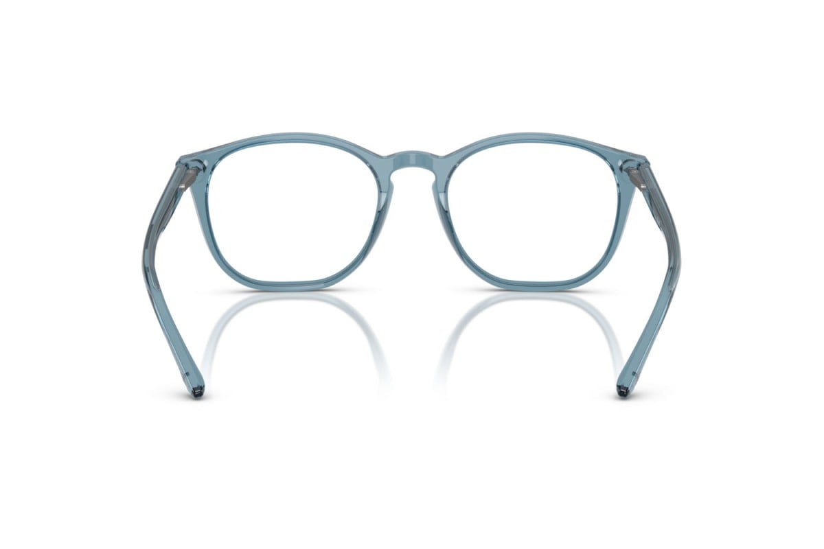 OCCHIALE DA VISTA UOMO | GIORGIO ARMANI AR 7074 - 6071 BLU TRASPARENTE - CALIBRO 50