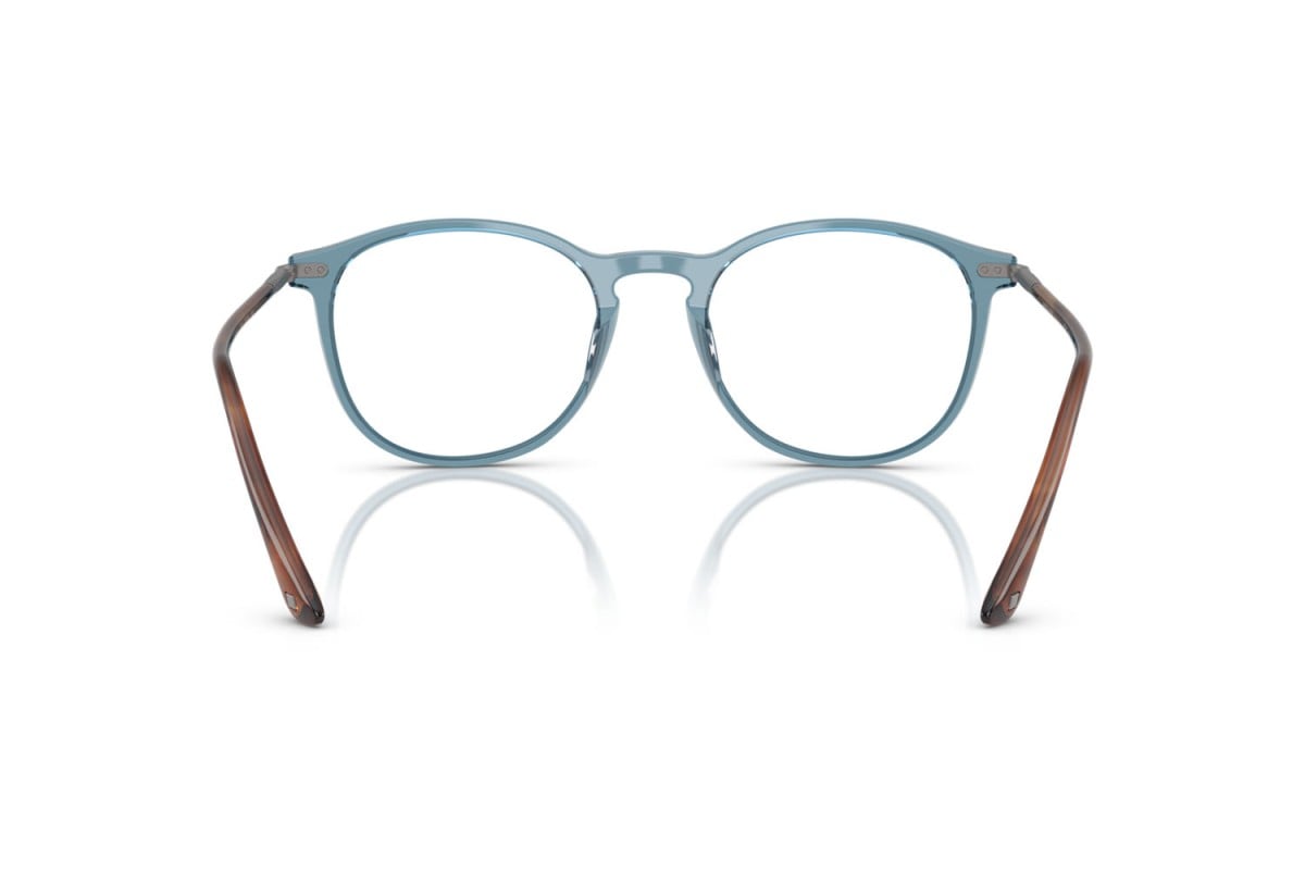OCCHIALE DA VISTA UOMO | GIORGIO ARMANI AR 7125 - 6071 BLU TRASPARENTE - CALIBRO 50