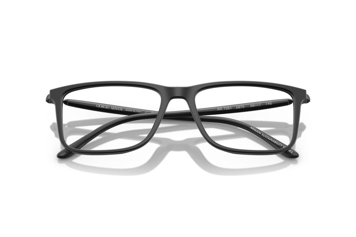 OCCHIALE DA VISTA UOMO | GIORGIO ARMANI AR 7261 - 5875 NERO OPACO - CALIBRO 54