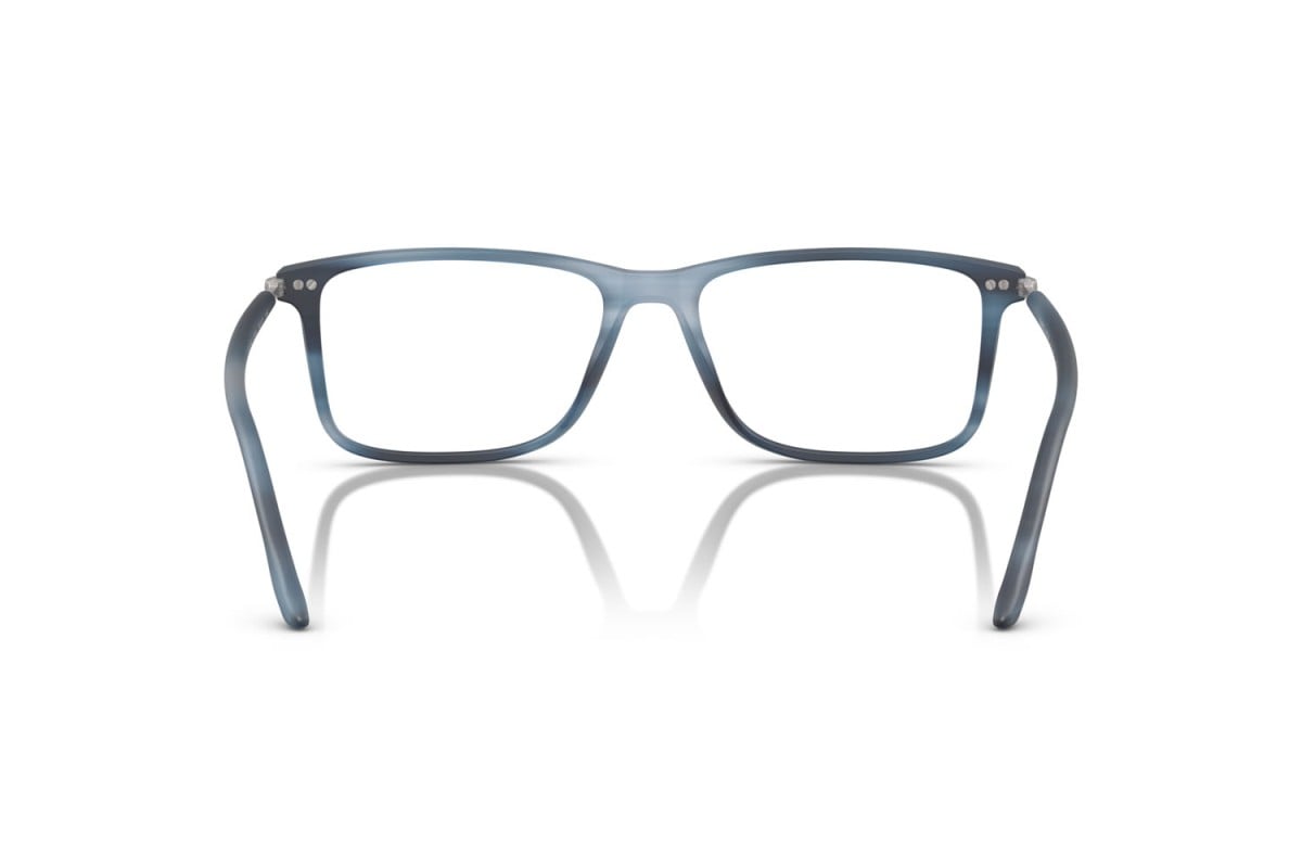OCCHIALE DA VISTA UOMO | GIORGIO ARMANI AR 7261 - 6165 BLU STRIATO OPACO - CALIBRO 54