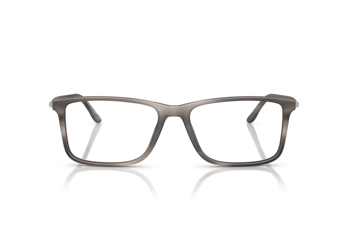 OCCHIALE DA VISTA UOMO | GIORGIO ARMANI AR 7261 - 6166 GRIGIO STRIATO OPACO - CALIBRO 54