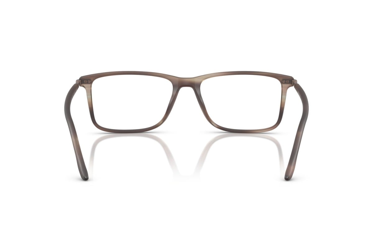 OCCHIALE DA VISTA UOMO | GIORGIO ARMANI AR 7261 - 6167 MARRONE STRIATO OPACO - CALIBRO 54