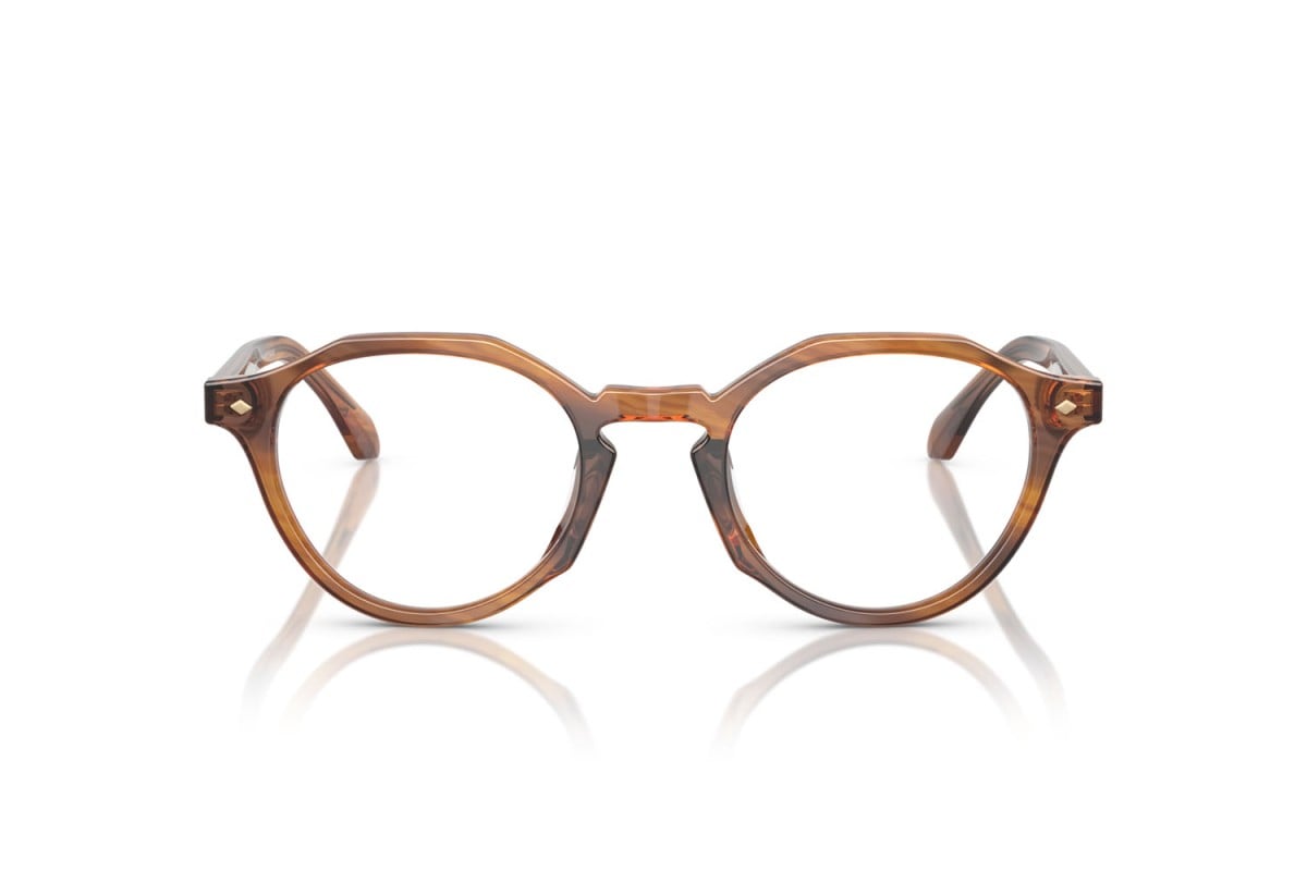 OCCHIALE DA VISTA UOMO | GIORGIO ARMANI AR 7264U - 6163 MIELE STRIATO - CALIBRO 49