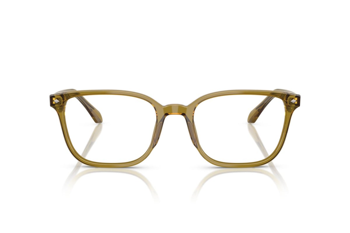 OCCHIALE DA VISTA UOMO | GIORGIO ARMANI AR 7265 - 6172 MARRONE TRASPARENTE - CALIBRO 53