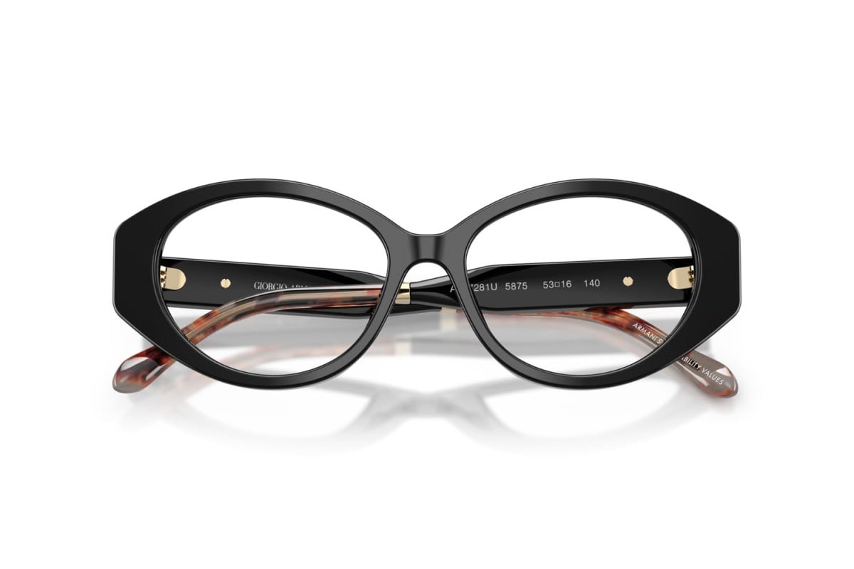 OCCHIALE DA VISTA DONNA | GIORGIO ARMANI AR 7281U - 5875 NERO - CALIBRO 53