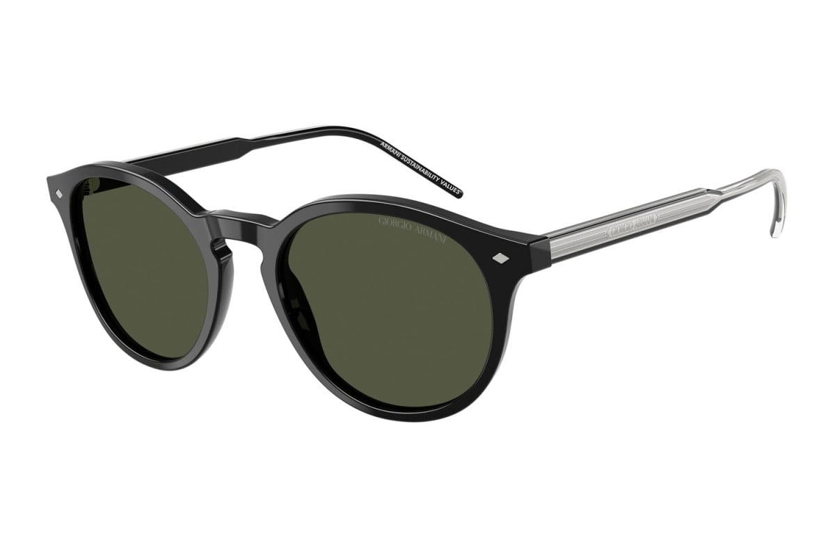 OCCHIALE DA SOLE UOMO | GIORGIO ARMANI AR 8211 - 587531 NERO - CALIBRO 52