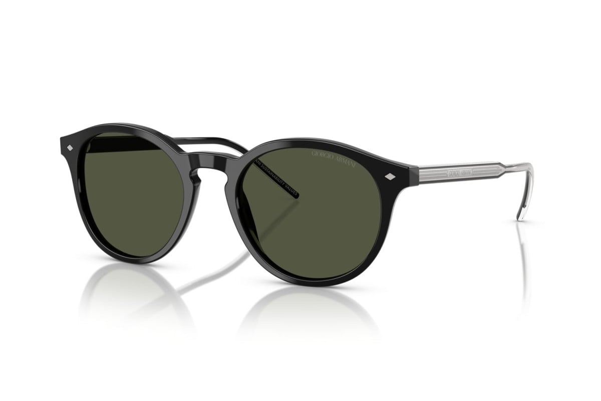 OCCHIALE DA SOLE UOMO | GIORGIO ARMANI AR 8211 - 587531 NERO - CALIBRO 52