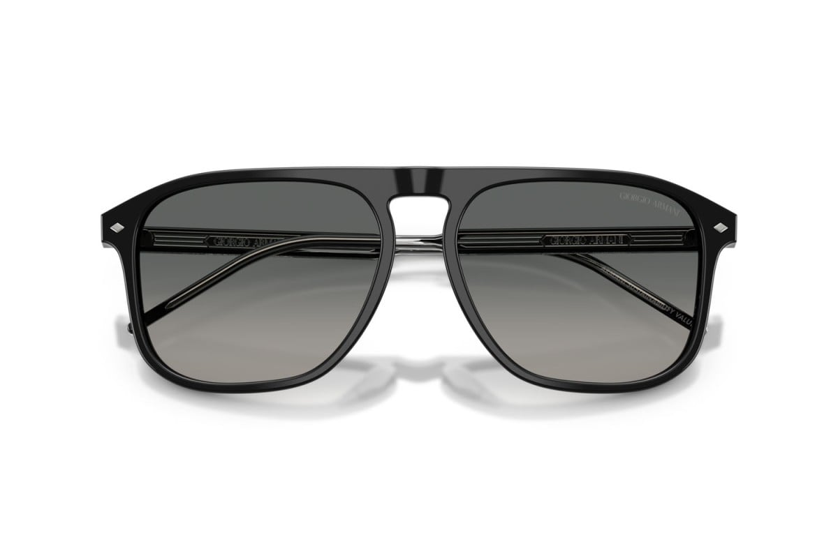 OCCHIALE DA SOLE UOMO | GIORGIO ARMANI AR 8212 - 587571 NERO - CALIBRO 58