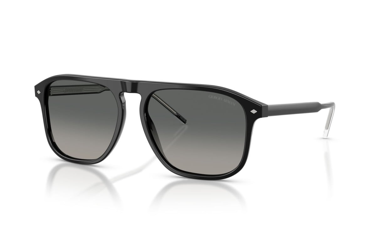 OCCHIALE DA SOLE UOMO | GIORGIO ARMANI AR 8212 - 587571 NERO - CALIBRO 58