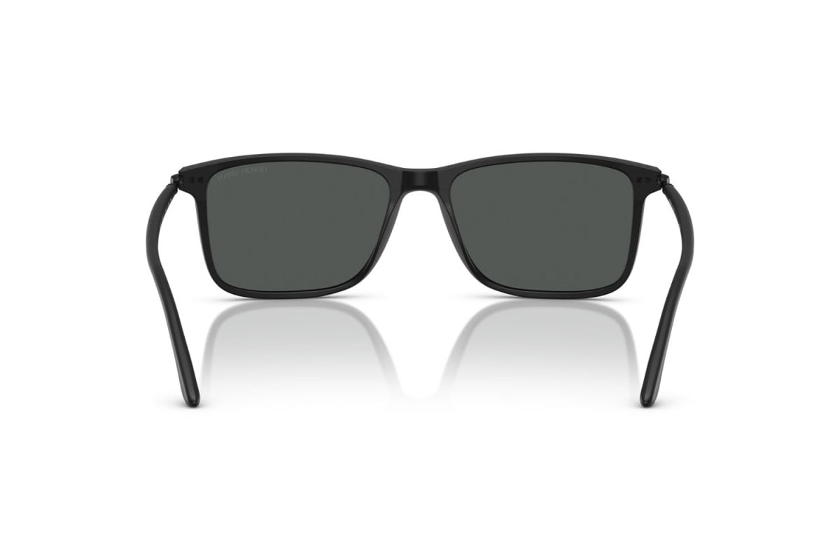 OCCHIALE DA SOLE UOMO | GIORGIO ARMANI AR 8218 - 587587 NERO OPACO - CALIBRO 56