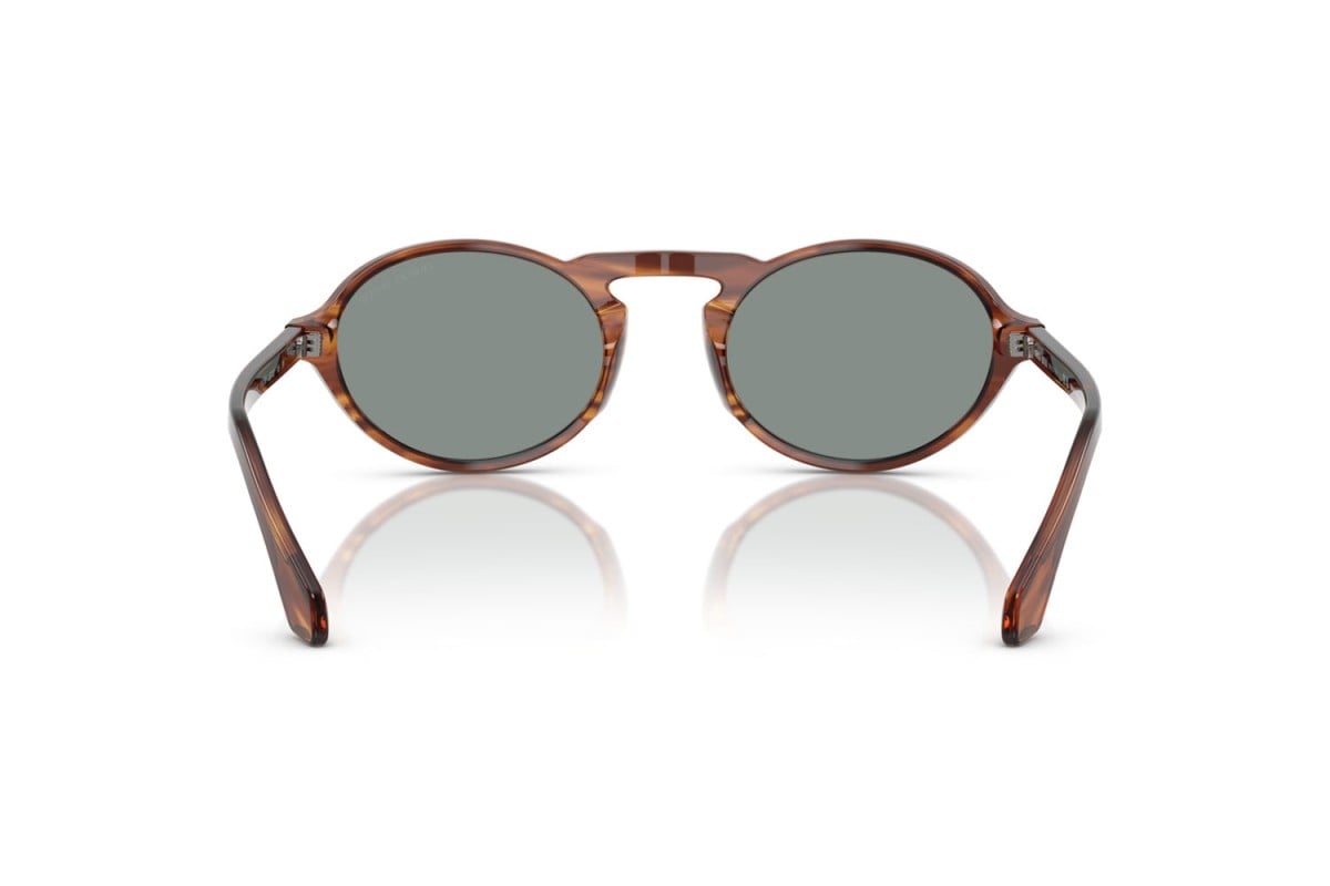 OCCHIALE DA SOLE UOMO | GIORGIO ARMANI AR 8219U - 616256 MARRONE STRIATO - CALIBRO 52