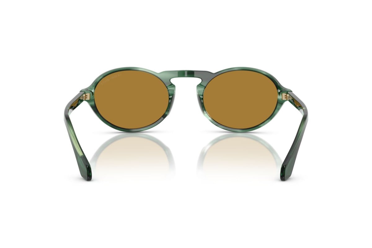 OCCHIALE DA SOLE UOMO | GIORGIO ARMANI AR 8219U - 616453 VERDE STRIATO - CALIBRO 52