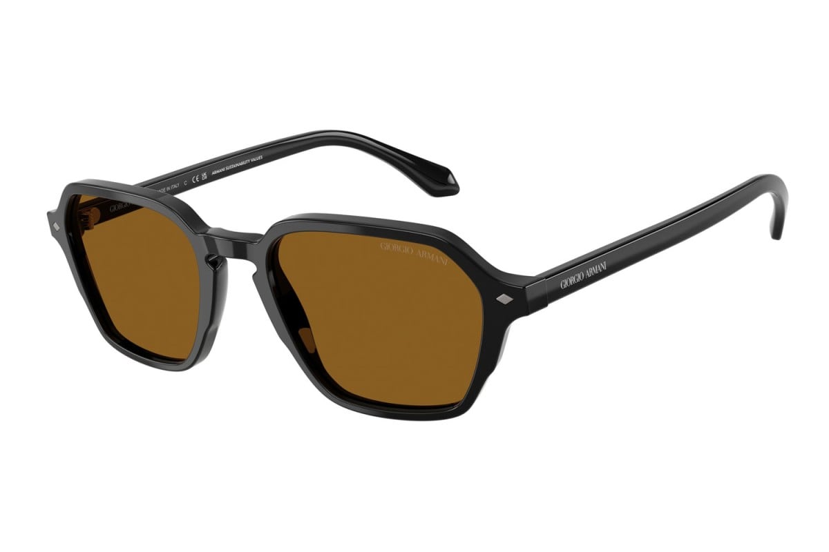 OCCHIALE DA SOLE UOMO | GIORGIO ARMANI AR 8220 - 587553 NERO - CALIBRO 52