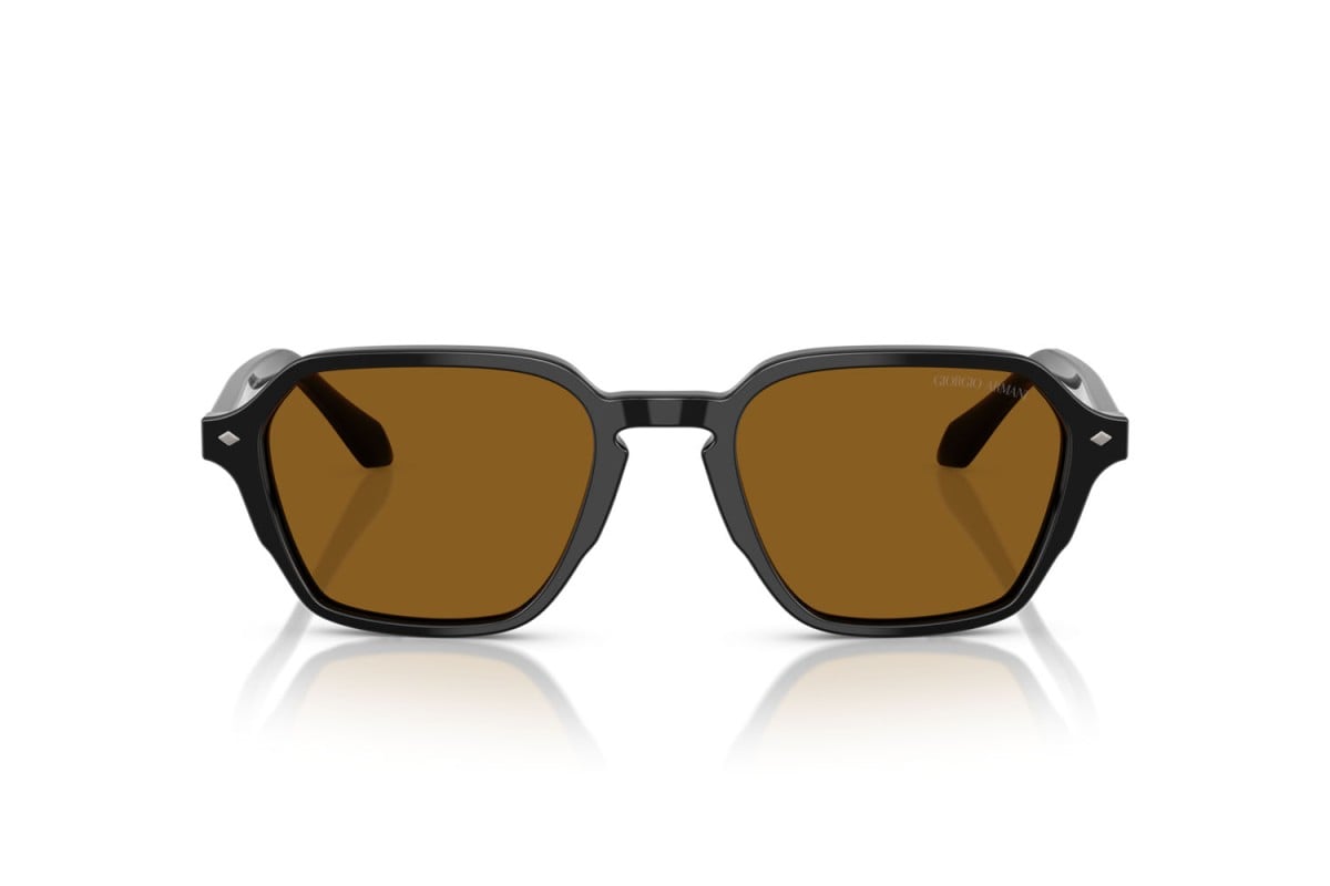 OCCHIALE DA SOLE UOMO | GIORGIO ARMANI AR 8220 - 587553 NERO - CALIBRO 52