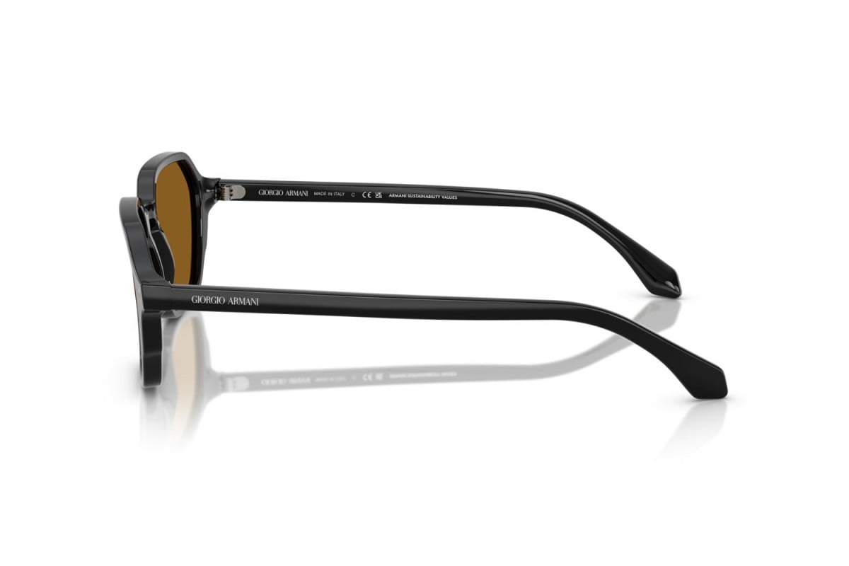 OCCHIALE DA SOLE UOMO | GIORGIO ARMANI AR 8220 - 587553 NERO - CALIBRO 52