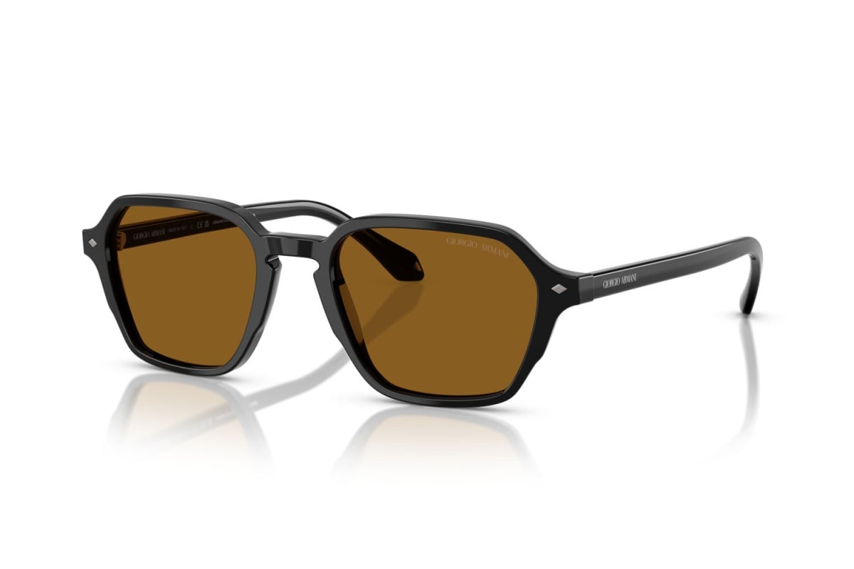 OCCHIALE DA SOLE UOMO | GIORGIO ARMANI AR 8220 - 587553 NERO - CALIBRO 52