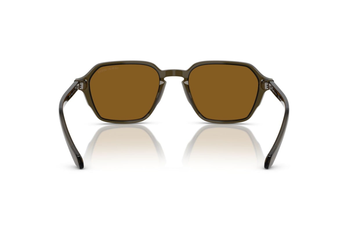 OCCHIALE DA SOLE UOMO | GIORGIO ARMANI AR 8220 - 616933 VERDE TRASPARENTE - CALIBRO 52