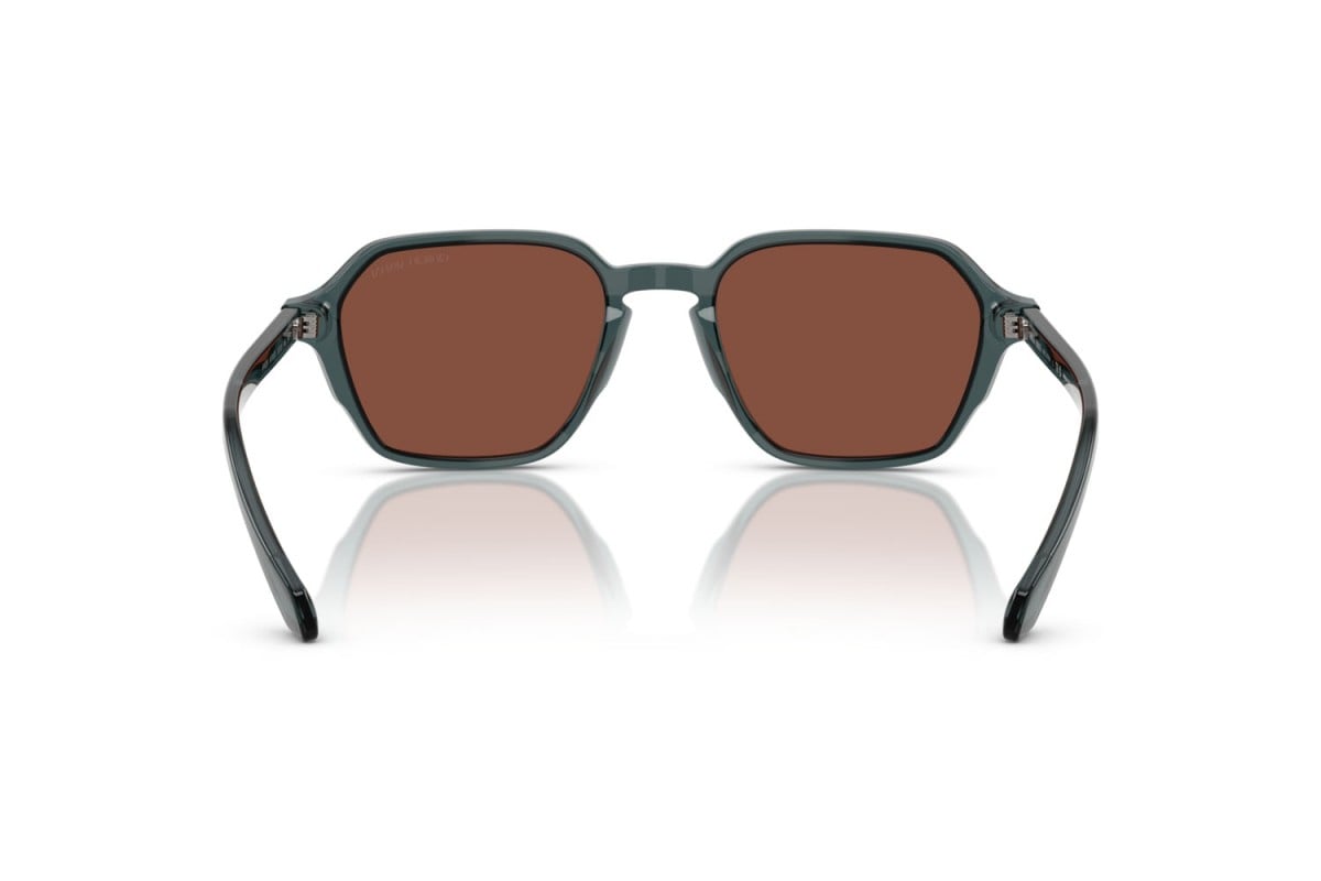 OCCHIALE DA SOLE UOMO | GIORGIO ARMANI AR 8220 - 6171C5 GRIGIO TRASPARENTE - CALIBRO 52