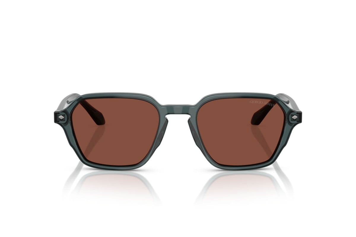 OCCHIALE DA SOLE UOMO | GIORGIO ARMANI AR 8220 - 6171C5 GRIGIO TRASPARENTE - CALIBRO 52