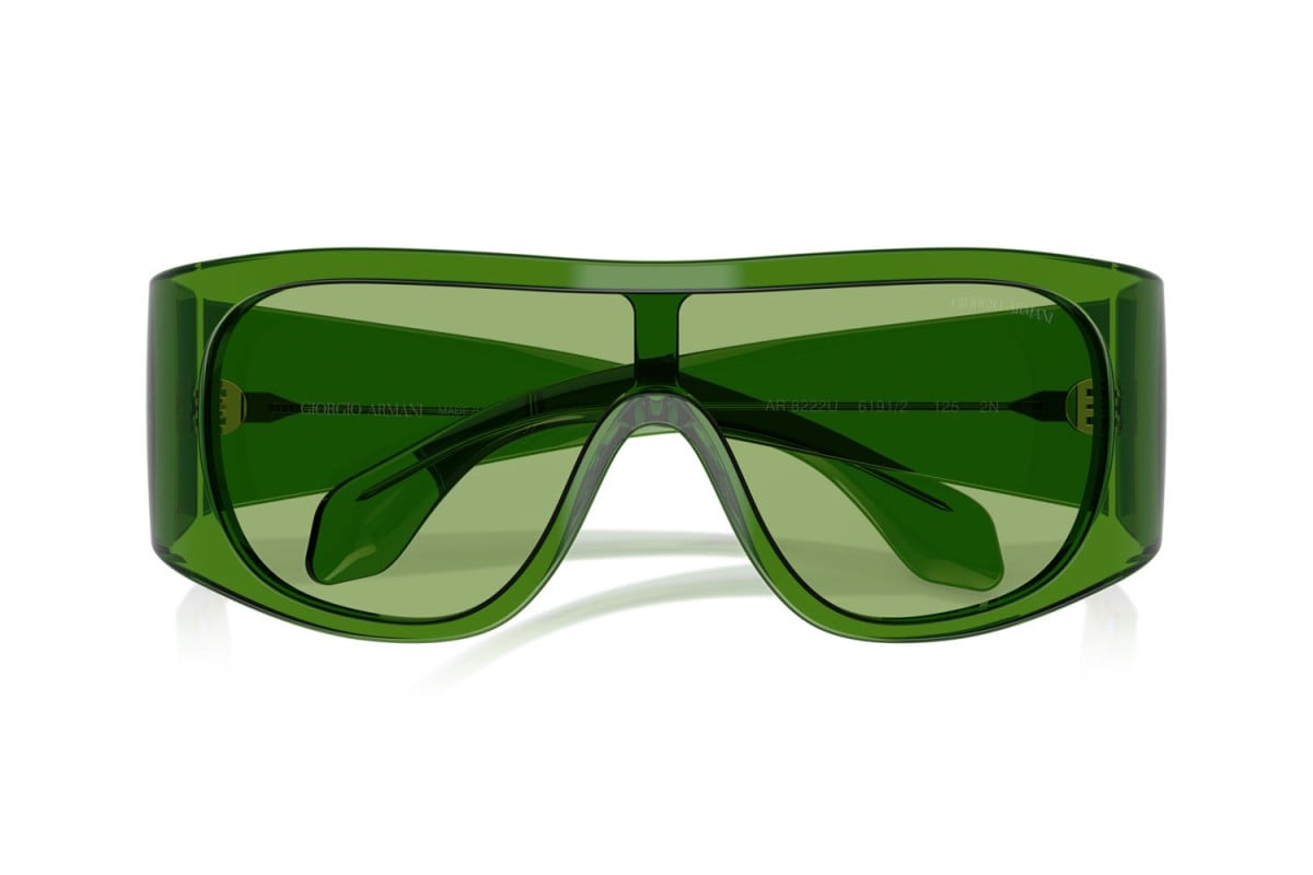 OCCHIALE DA SOLE UOMO | GIORGIO ARMANI AR 8222U - 6191/2 VERDE TRASPARENTE - CALIBRO 24