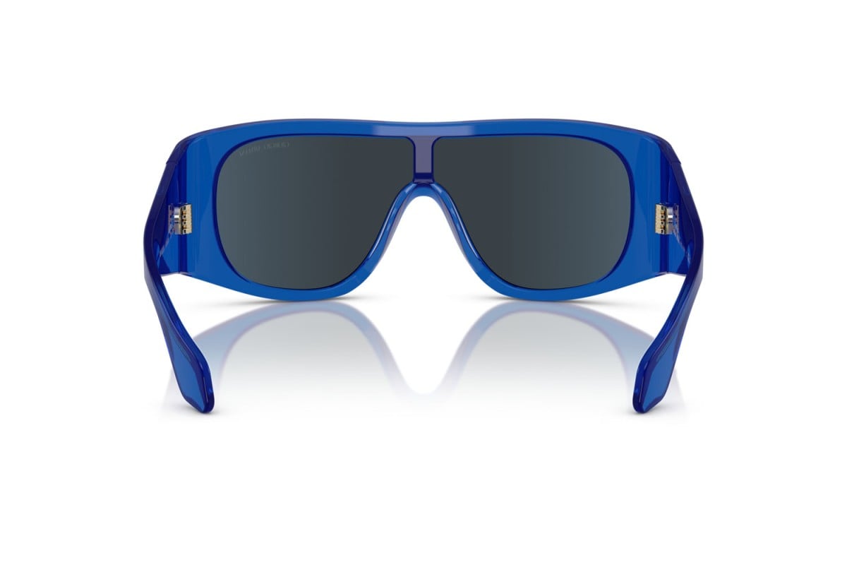 OCCHIALE DA SOLE UOMO | GIORGIO ARMANI AR 8222U - 619255 BLU TRASPARENTE - CALIBRO 24
