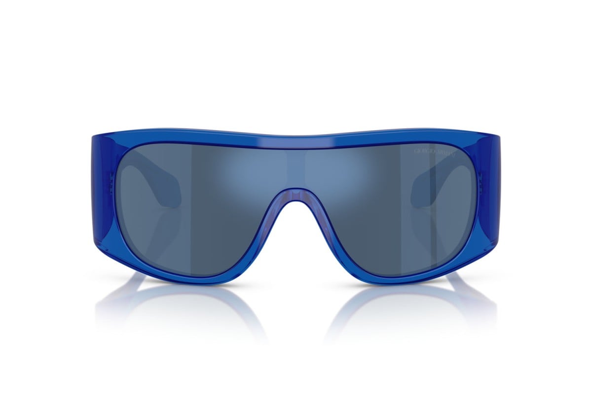 OCCHIALE DA SOLE UOMO | GIORGIO ARMANI AR 8222U - 619255 BLU TRASPARENTE - CALIBRO 24