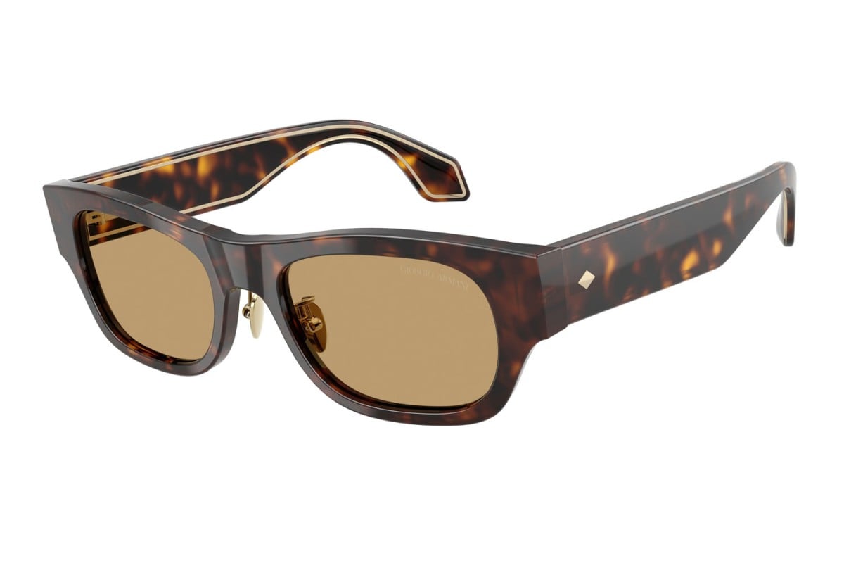 OCCHIALE DA SOLE UOMO | GIORGIO ARMANI AR 8224 - 502673 L'AVANA - CALIBRO 52