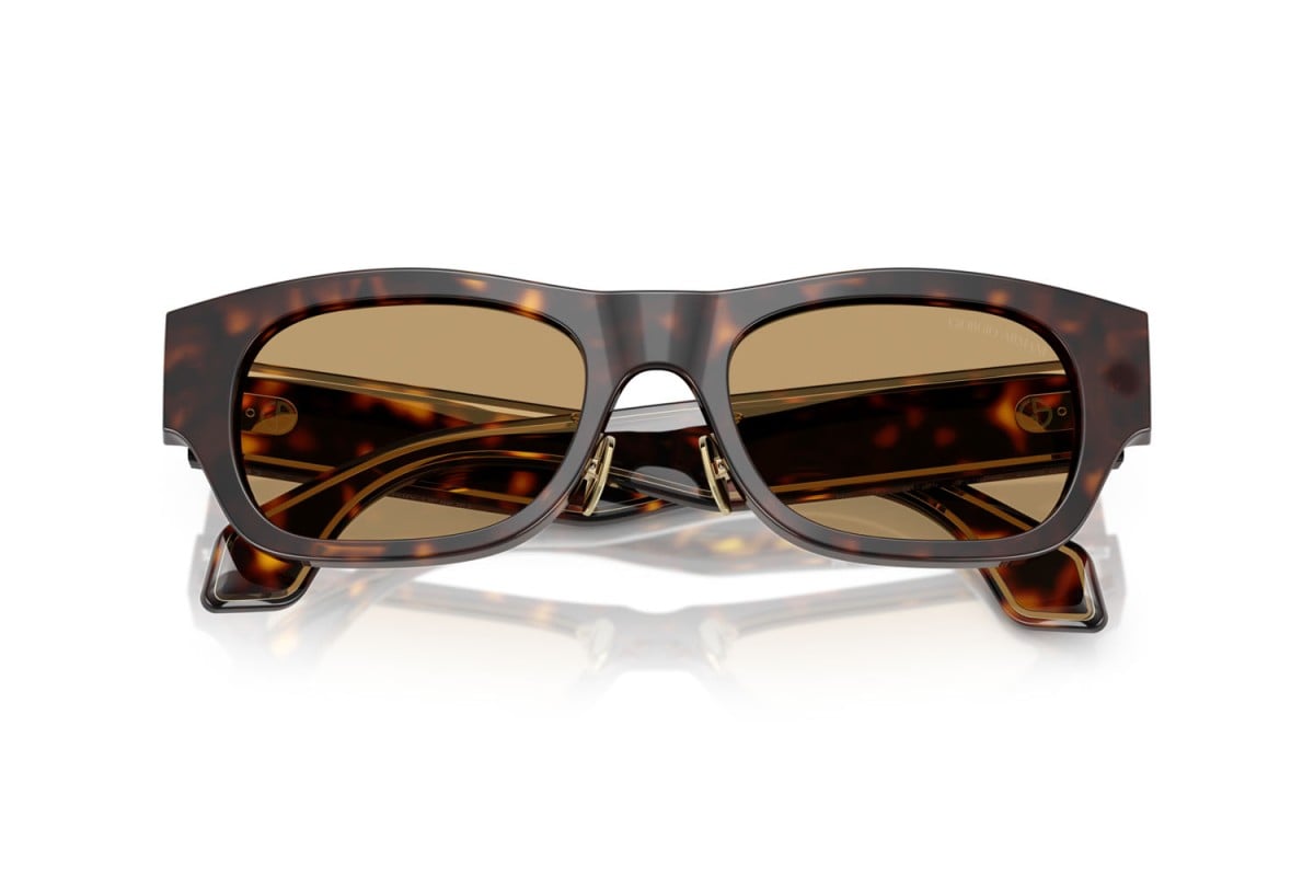 OCCHIALE DA SOLE UOMO | GIORGIO ARMANI AR 8224 - 502673 L'AVANA - CALIBRO 52
