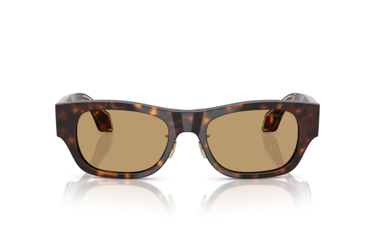 OCCHIALE DA SOLE UOMO | GIORGIO ARMANI AR 8224 - 502673 L'AVANA - CALIBRO 52