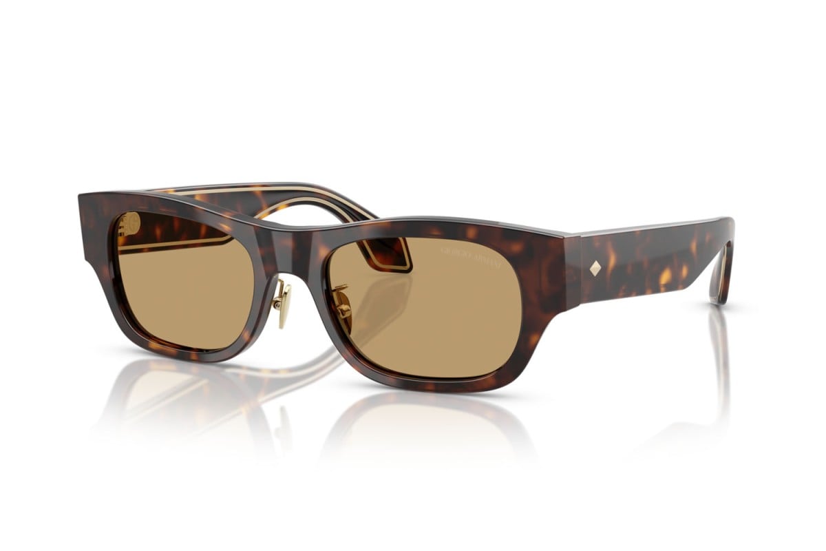 OCCHIALE DA SOLE UOMO | GIORGIO ARMANI AR 8224 - 502673 L'AVANA - CALIBRO 52