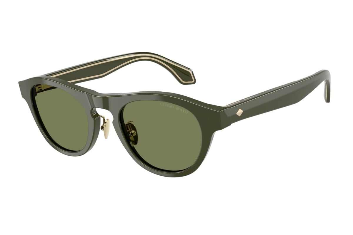OCCHIALE DA SOLE UOMO | GIORGIO ARMANI AR 8225 - 61932A VERDE SCURO PIENO - CALIBRO 49