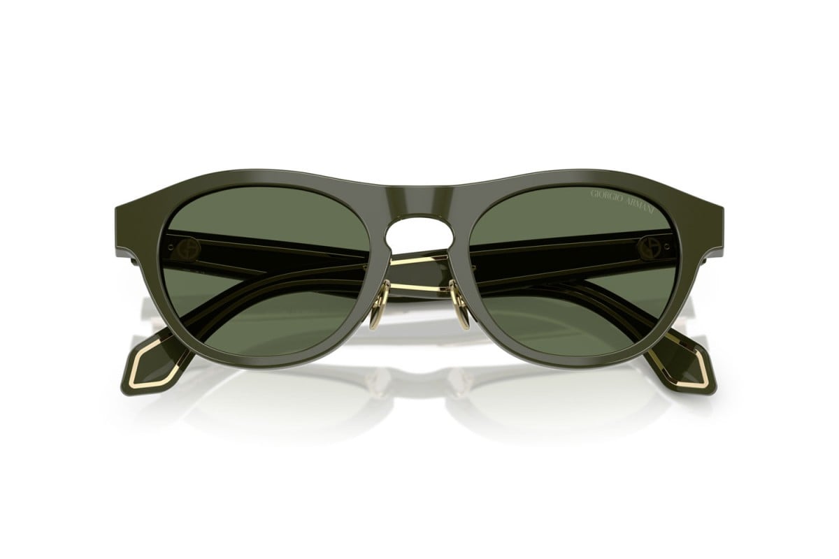 OCCHIALE DA SOLE UOMO | GIORGIO ARMANI AR 8225 - 61932A VERDE SCURO PIENO - CALIBRO 49