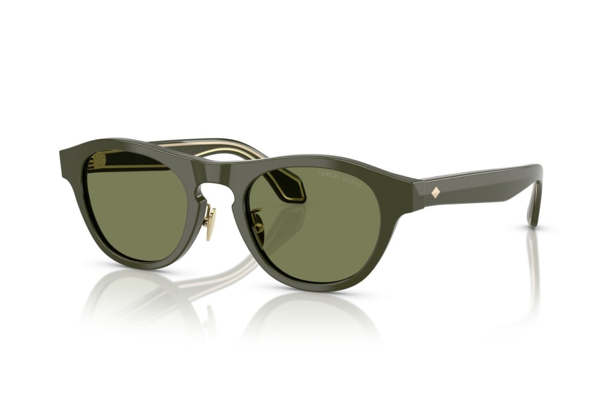 OCCHIALE DA SOLE UOMO | GIORGIO ARMANI AR 8225 - 61932A VERDE SCURO PIENO - CALIBRO 49