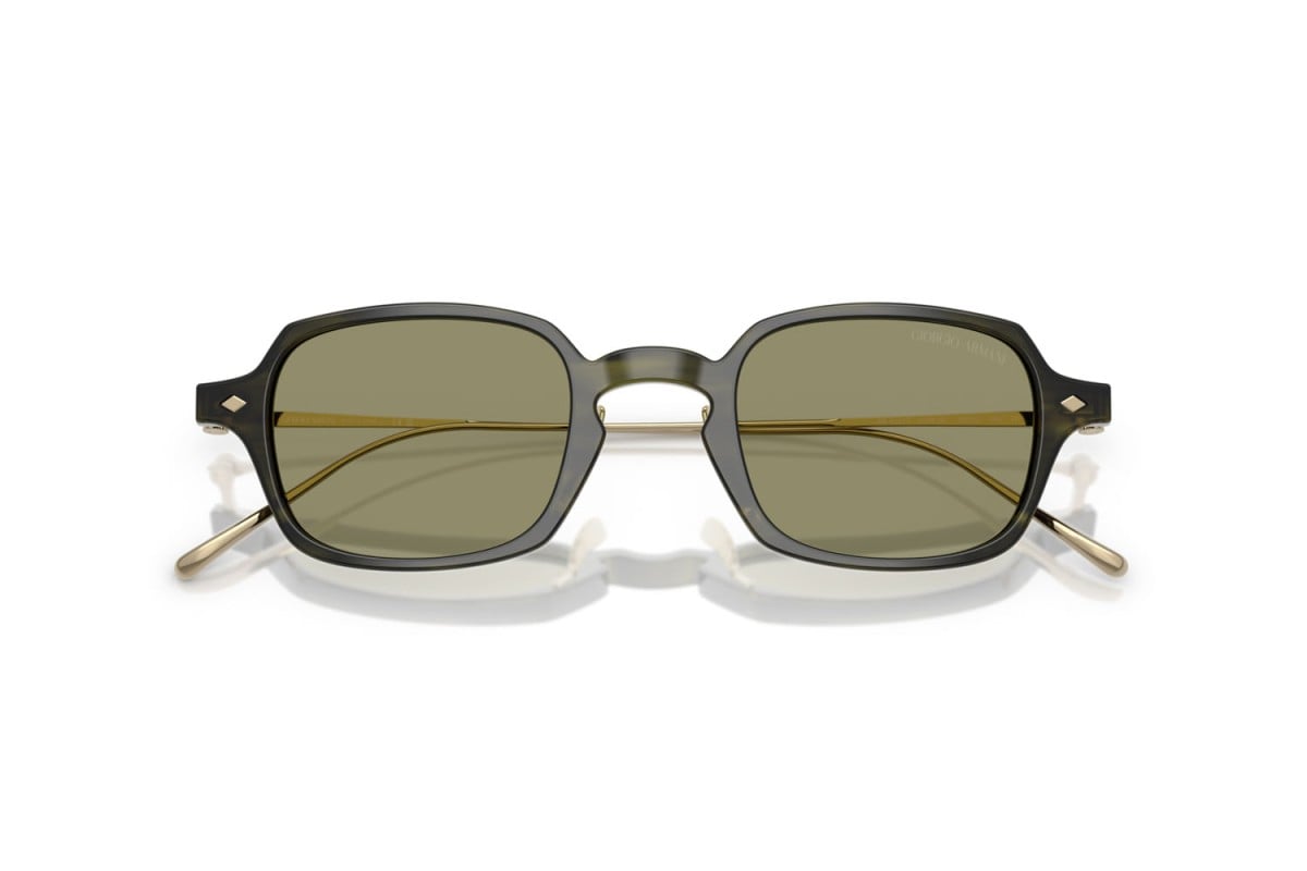 OCCHIALE DA SOLE UOMO | GIORGIO ARMANI AR 8227T - 62082A VERDE STRIATO - CALIBRO 46