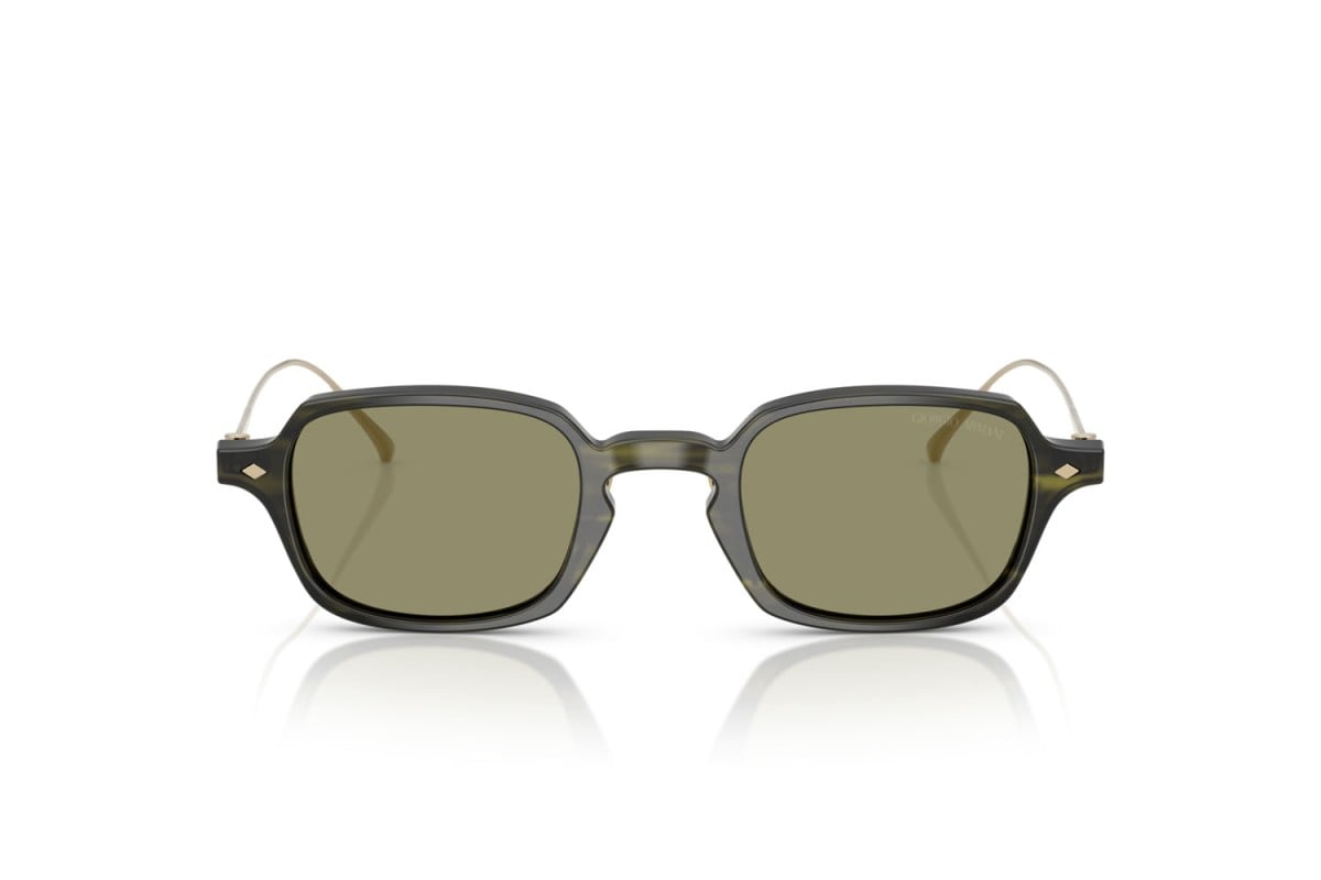 OCCHIALE DA SOLE UOMO | GIORGIO ARMANI AR 8227T - 62082A VERDE STRIATO - CALIBRO 46