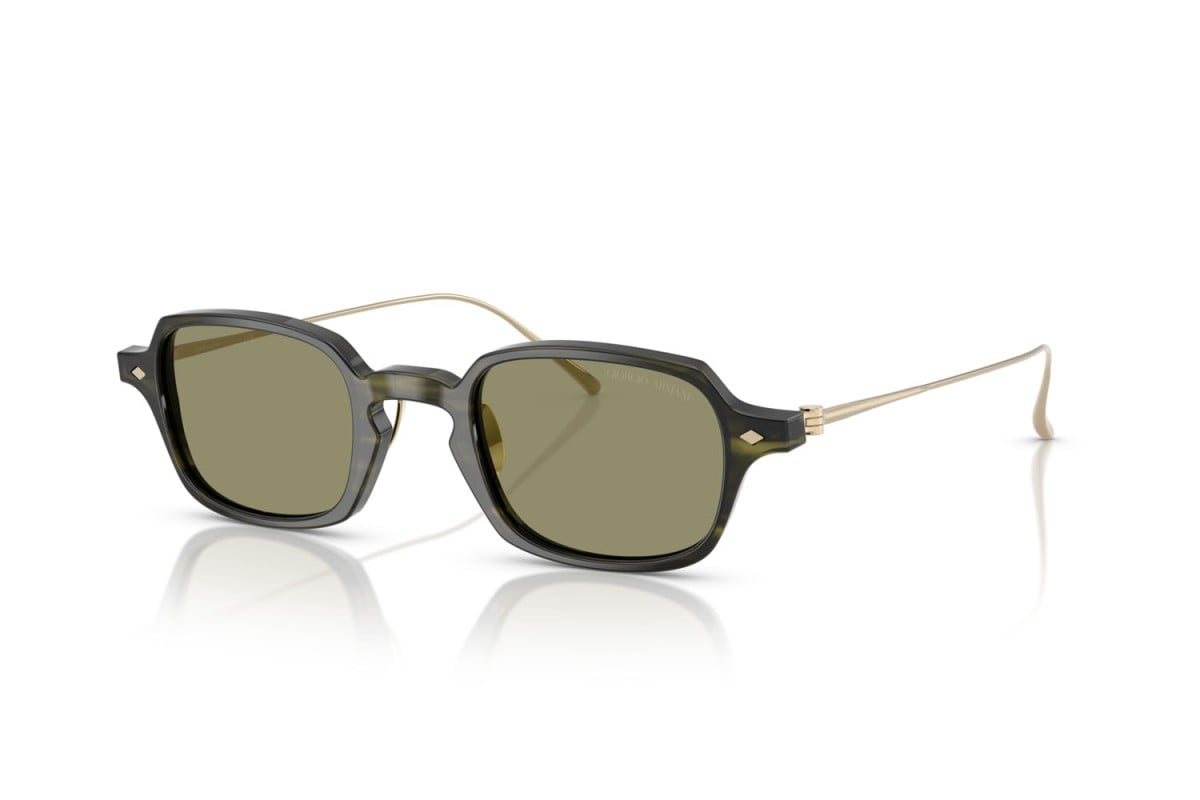 OCCHIALE DA SOLE UOMO | GIORGIO ARMANI AR 8227T - 62082A VERDE STRIATO - CALIBRO 46