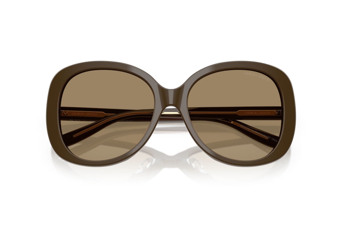 OCCHIALE DA SOLE DONNA | GIORGIO ARMANI AR 8229U - 595753 MARRONE - CALIBRO 55
