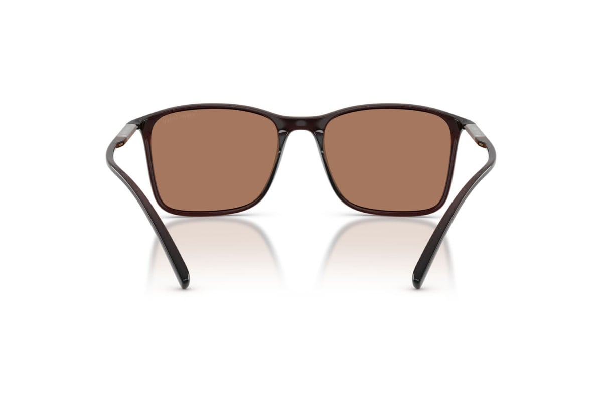 OCCHIALE DA SOLE UOMO | GIORGIO ARMANI AR 8231U - 623973 MARRONE TRASPARENTE - CALIBRO 54