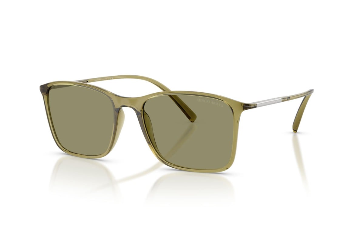 OCCHIALE DA SOLE UOMO | GIORGIO ARMANI AR 8231U - 62402A VERDE TRASPARENTE - CALIBRO 54