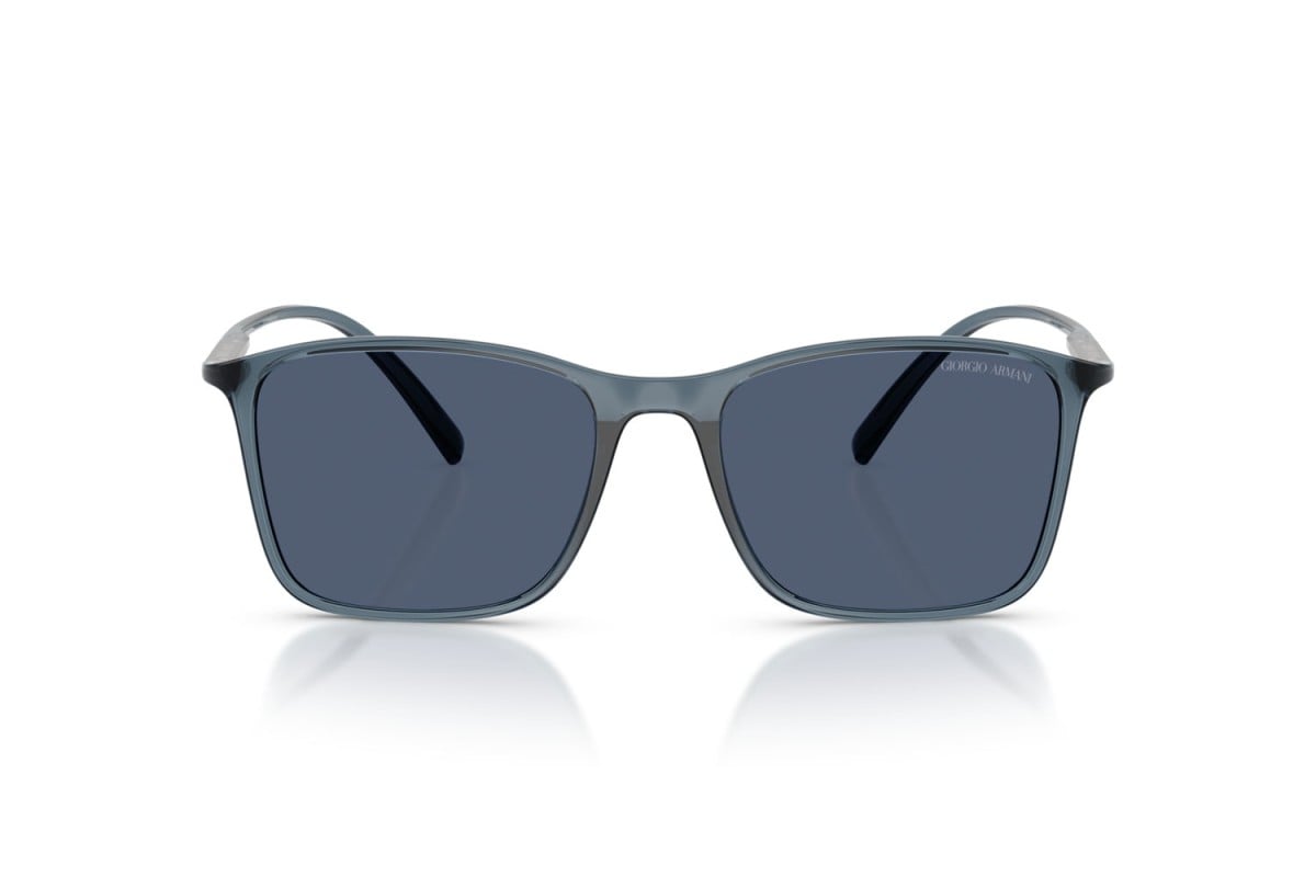 OCCHIALE DA SOLE UOMO | GIORGIO ARMANI AR 8231U - 6241M3 BLU TRASPARENTE - CALIBRO 54