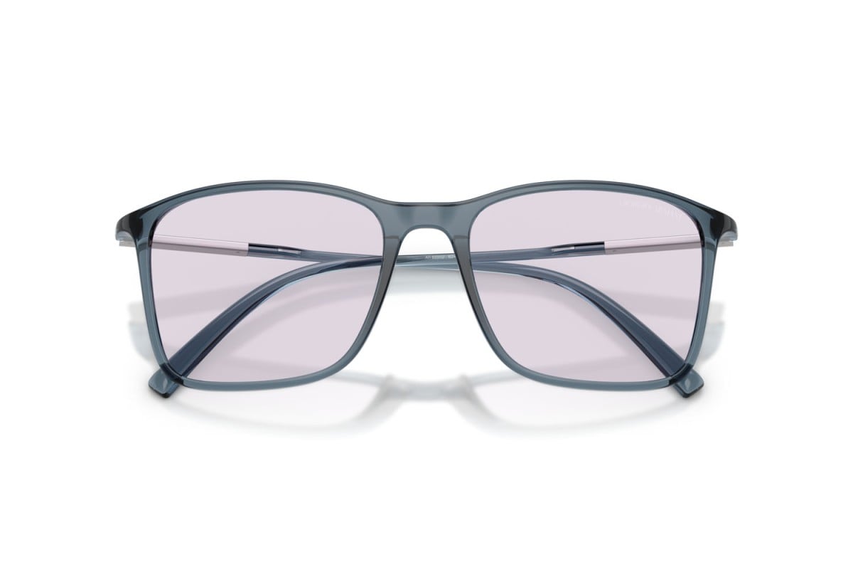 OCCHIALE DA SOLE UOMO | GIORGIO ARMANI AR 8231U - 6241M3 BLU TRASPARENTE - CALIBRO 54