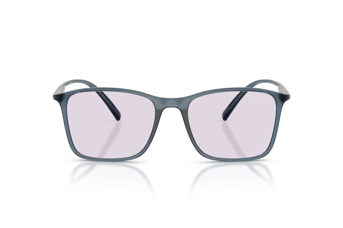 OCCHIALE DA SOLE UOMO | GIORGIO ARMANI AR 8231U - 6241M3 BLU TRASPARENTE - CALIBRO 54