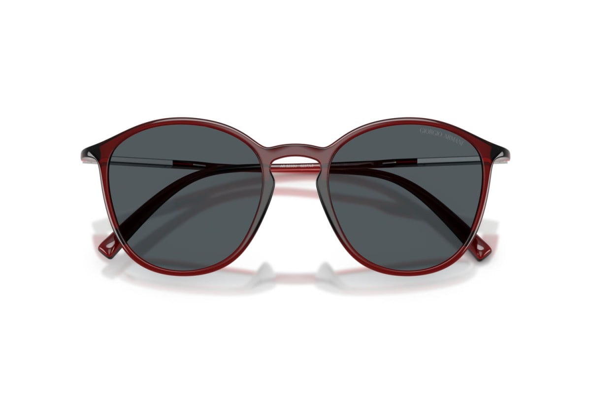 OCCHIALE DA SOLE UOMO | GIORGIO ARMANI AR 8233U - 6237L5 BORDEAUX TRASPARENTE - CALIBRO 51
