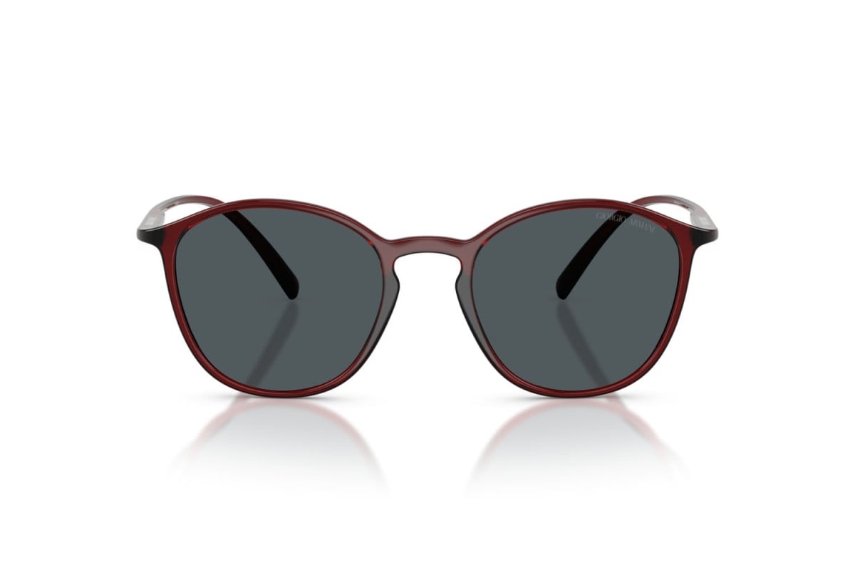 OCCHIALE DA SOLE UOMO | GIORGIO ARMANI AR 8233U - 6237L5 BORDEAUX TRASPARENTE - CALIBRO 51