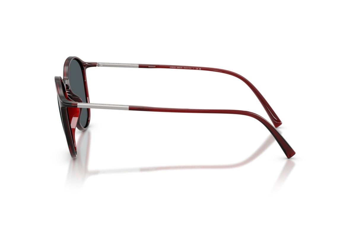 OCCHIALE DA SOLE UOMO | GIORGIO ARMANI AR 8233U - 6237L5 BORDEAUX TRASPARENTE - CALIBRO 51