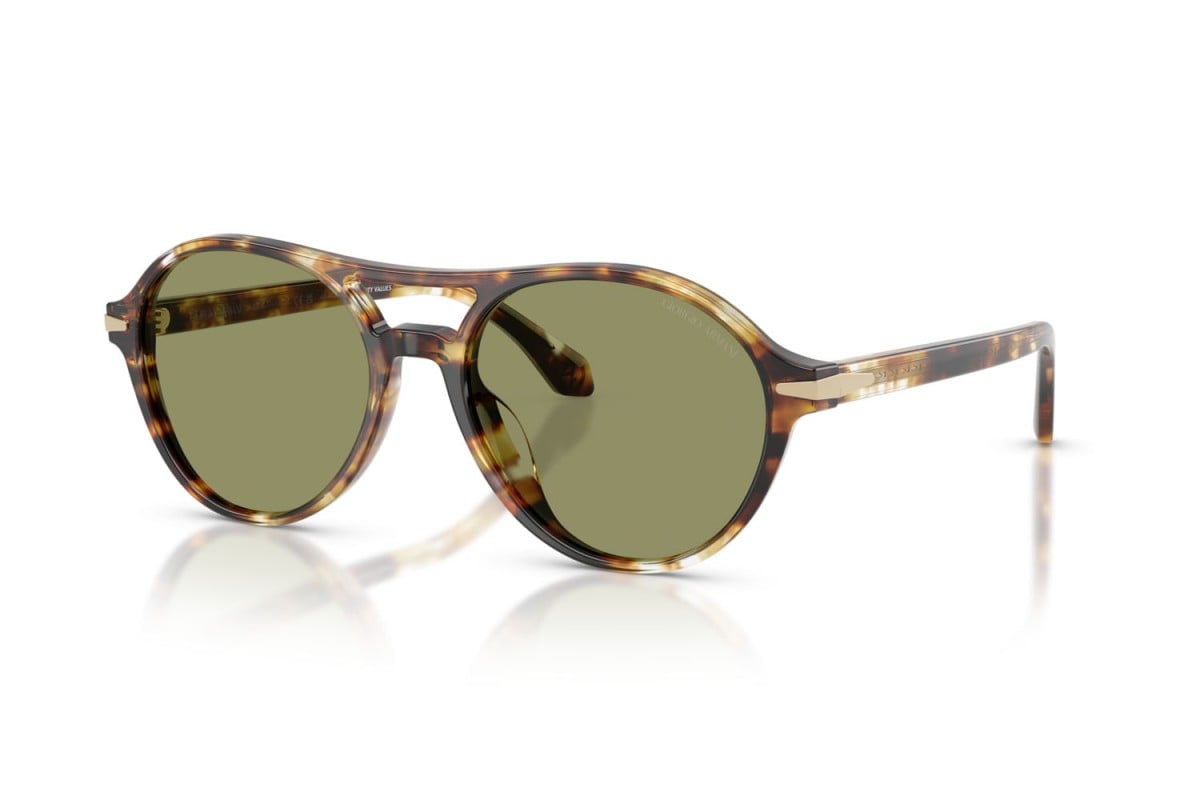 OCCHIALE DA SOLE UOMO | GIORGIO ARMANI AR 8236U - 623214 AVANA GIALLA - CALIBRO 55